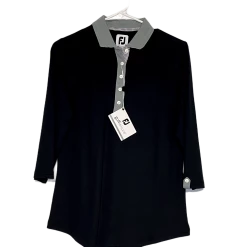 Footjoy Women's Top - Black/Gray
