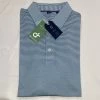 Footjoy 1857 Men's Polo - Baby Blue/White