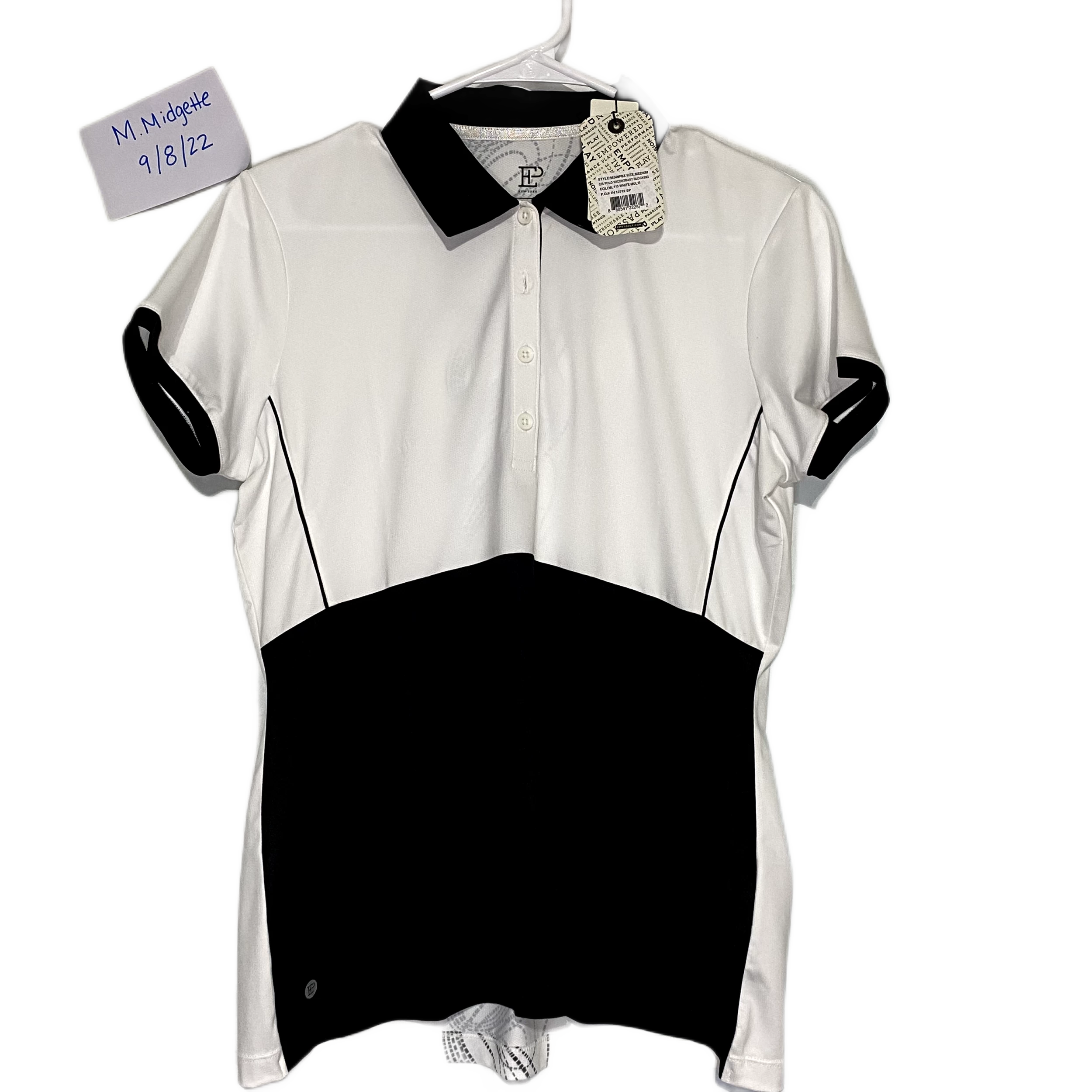 EPNY Women's Top - White/Black 3 EPNY Women's Top - White/Black