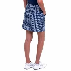 EPNY Ladies 19" Ribbon Lattice Print Skort Inky Multi -Cheap Footwear Store P 1011NJAXEPNYSKORTINKYMULTILADIES 5 L