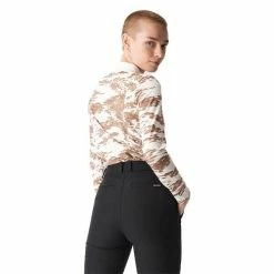 Rohnisch Ladies Sia Polo Shirt Beige - Earth Camo -Cheap Footwear Store P 110752ROHNISCHSHIRTBEIGEEARTHCAMO311LADIES 1 L