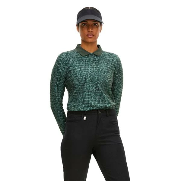 Rohnisch Ladies Sia Polo Shirt Green Crocco 4 Rohnisch Ladies Sia Polo Shirt Green Crocco - Image 2