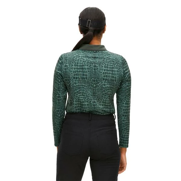 Rohnisch Ladies Sia Polo Shirt Green Crocco 5 Rohnisch Ladies Sia Polo Shirt Green Crocco - Image 3