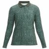 Rohnisch Ladies Sia Polo Shirt Green Crocco -Cheap Footwear Store P 110752ROHNISCHSHIRTGREENCROCCOLADIES L