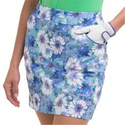 EPNY Ladies 17.5" Watercolour Print Skort Bluebelle Multi -Cheap Footwear Store P 1231NLCXEPNYSKORTBLUEBELLEMULTILADIES 3 L