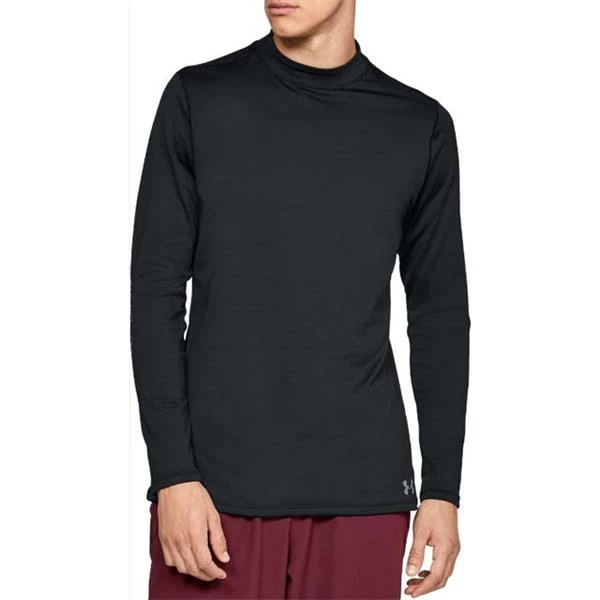 Under Armour Gents ColdGear Armour Fitted Mock Black (001) 4 Under Armour Gents ColdGear Armour Fitted Mock Black (001) - Image 2