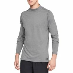 Under Armour Gents ColdGear Armour Fitted Mock Grey (019) -Cheap Footwear Store P 1320805GREYGENTSAW18 4 L