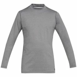 Under Armour Gents ColdGear Armour Fitted Mock Grey (019)
