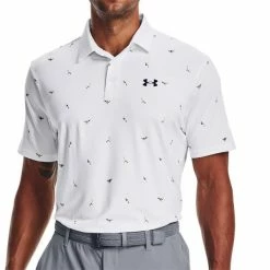 Under Armour Gents Playoff 2.0 Polo Shirt White Grey (139) -Cheap Footwear Store P 1327037CUNDERARMOURSHIRTWHITEGREY139GENTS 2 L