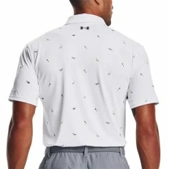 Under Armour Gents Playoff 2.0 Polo Shirt White Grey (139) -Cheap Footwear Store P 1327037CUNDERARMOURSHIRTWHITEGREY139GENTS 3 L