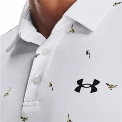 Under Armour Gents Playoff 2.0 Polo Shirt White Grey (139) -Cheap Footwear Store P 1327037CUNDERARMOURSHIRTWHITEGREY139GENTS 4 L