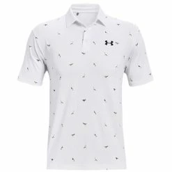 Under Armour Gents Playoff 2.0 Polo Shirt White Grey (139)