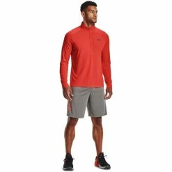 Under Armour Gents Tech 2.0 ½ Zip Long Sleeve Top Phoenix Fire (296) -Cheap Footwear Store P 1328495UAGENTSTECH2HALFZIPTOPPHOENIX296 3 L