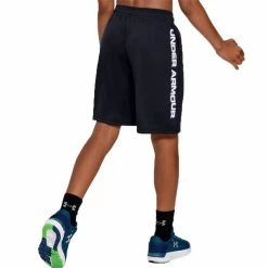 Under Armour Junior - Boys Prototype Wordmark Shorts Black (001) -Cheap Footwear Store P 1333604UNDERARMOURSHORTSBLACK001BOYS 3 L