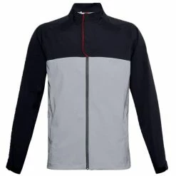 Under Armour Gents Elements Waterproof Rain Jacket Grey (011)