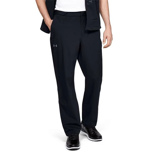 Under Armour Gents Golf Rain Trousers Black (001) 5 Under Armour Gents Golf Rain Trousers Black (001) - Image 3
