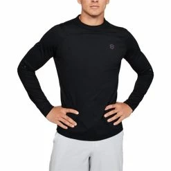 Under Armour Gents ColdGear® Rush Mock Neck Black (001) -Cheap Footwear Store P 1348052UNDERARMOURBASELAYERBLACK001GENTS 4 L