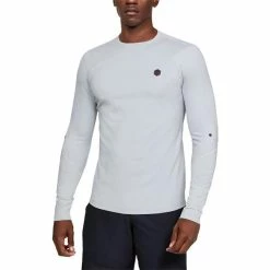 Under Armour Gents ColdGear® Rush Mock Neck Grey (011) -Cheap Footwear Store P 1348052UNDERARMOURBASELAYERGREY011GENTS 4 L