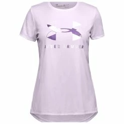 Under Armour Junior - Girls Tech™ Big Logo Short Sleeve Top Lilac (570)