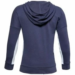 Under Armour Junior - Boys Rival Terry Full Zip Top Blue (497) -Cheap Footwear Store P 1351786UNDERARMOURTOPBLUE497BOYS 1 L