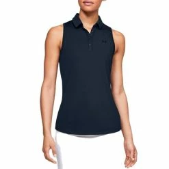 Under Armour Ladies Zinger Sleeveless Polo Shirt Academy (408) -Cheap Footwear Store P 1353125UNDERARMOURSHIRTACADEMY408LADIES 2 L