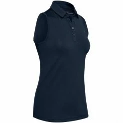 Under Armour Ladies Zinger Sleeveless Polo Shirt Academy (408)