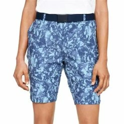 Under Armour Ladies Links Printed Shorts Blue (494) -Cheap Footwear Store P 1355499UNDERARMOURSHORTSBLUE494LADIES 2 L