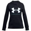 Under Armour Junior - Girls Rival Fleece Logo Hoodie Black (001) -Cheap Footwear Store P 1356431UNDERARMOURHOODIEBLACK001GIRLS L