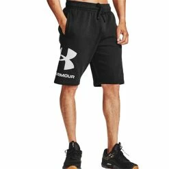 Under Armour Gents Rival Fleece Big Logo Shorts Black (001) -Cheap Footwear Store P 1357118UNDERARMOURSHORTSBLACK001GENTS 2 L