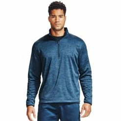 Under Armour Gents Armour Fleece ½ Zip Top Navy (408) -Cheap Footwear Store P 1357145UNDERARMOURTOPNAVY408GENTS 2 L