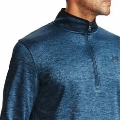 Under Armour Gents Armour Fleece ½ Zip Top Navy (408) -Cheap Footwear Store P 1357145UNDERARMOURTOPNAVY408GENTS 3 L
