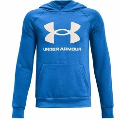 Under Armour Junior - Boys Rival Fleece Logo Hoodie Blue (436)