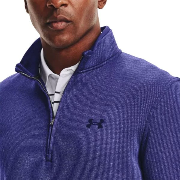 Under Armour Gents Storm Sweater Fleece ½ Zip Top Blue (415) 5 Under Armour Gents Storm Sweater Fleece ½ Zip Top Blue (415) - Image 3