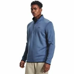 Under Armour Gents Storm Sweater Fleece ½ Zip Top Blue (470) -Cheap Footwear Store P 1359971UASTORMTOPGENTSBLUE470 2 L