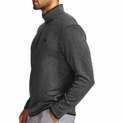 Under Armour Gents Storm Sweater Fleece ½ Zip Top Black (002) -Cheap Footwear Store P 1359971UNDERARMOURTOPBLACK002GENTS 4 L
