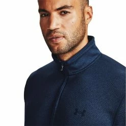 Under Armour Gents Storm Sweater Fleece ½ Zip Top Navy (408) -Cheap Footwear Store P 1359971UNDERARMOURTOPNAVY408GENTS 3 L