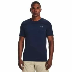 Under Armour Gents Seamless Polo Shirt Navy (408) -Cheap Footwear Store P 1361131UNDERARMOURSHIRTNAVY408GENTS 2 L