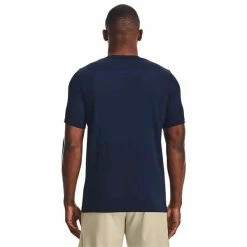 Under Armour Gents Seamless Polo Shirt Navy (408) -Cheap Footwear Store P 1361131UNDERARMOURSHIRTNAVY408GENTS 3 L