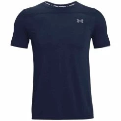 Under Armour Gents Seamless Polo Shirt Navy (408)