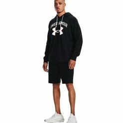 Under Armour Gents Rival Terry Shorts Black - Onyx White (001) -Cheap Footwear Store P 1361631UNDERARMOURSHORTSBLACK001GENTS 5 L