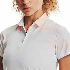 Under Armour Ladies Iso-Chill Polo Shirt White (100) -Cheap Footwear Store P 1361908UNDERARMOURSHIRTWHITE100LADIES 4 L