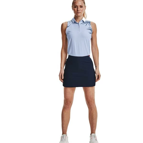 Under Armour Ladies Iso-Chill Sleeveless Polo Shirt Blue (438) 7 Under Armour Ladies Iso-Chill Sleeveless Polo Shirt Blue (438) - Image 5
