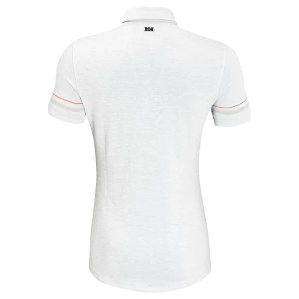 Under Armour Ladies Zinger Heather Polo Shirt Halo Grey (014) 4 Under Armour Ladies Zinger Heather Polo Shirt Halo Grey (014) - Image 2