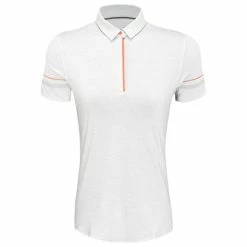 Under Armour Ladies Zinger Heather Polo Shirt Halo Grey (014)