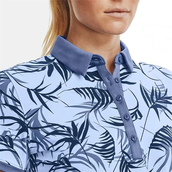 Under Armour Ladies Zinger Novelty Polo Shirt Blue (438) 8 Under Armour Ladies Zinger Novelty Polo Shirt Blue (438) - Image 6