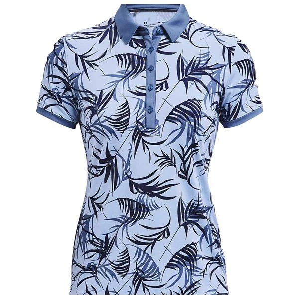 Under Armour Ladies Zinger Novelty Polo Shirt Blue (438) 3 Under Armour Ladies Zinger Novelty Polo Shirt Blue (438)