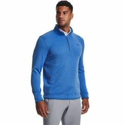 Under Armour Gents Storm SweaterFleece ½ Zip Top Blue (474) -Cheap Footwear Store P 1362107UNDERARMOURTOPBLUE474GENTS 1 L