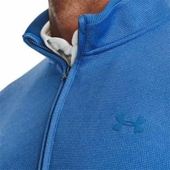Under Armour Gents Storm SweaterFleece ½ Zip Top Blue (474) -Cheap Footwear Store P 1362107UNDERARMOURTOPBLUE474GENTS 2 L