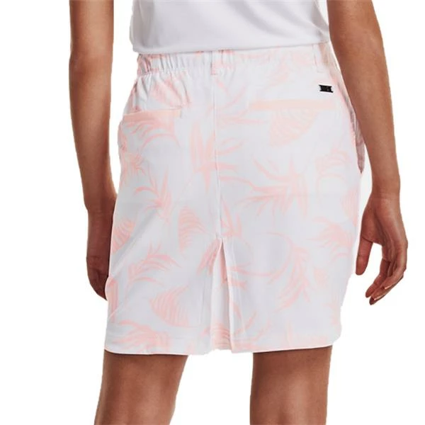 Under Armour Ladies Links Woven Printed Skort White (100) 4 Under Armour Ladies Links Woven Printed Skort White (100) - Image 2