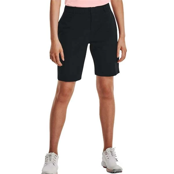 Under Armour Ladies Links Shorts Black - Metallic Silver (001) 5 Under Armour Ladies Links Shorts Black - Metallic Silver (001) - Image 3